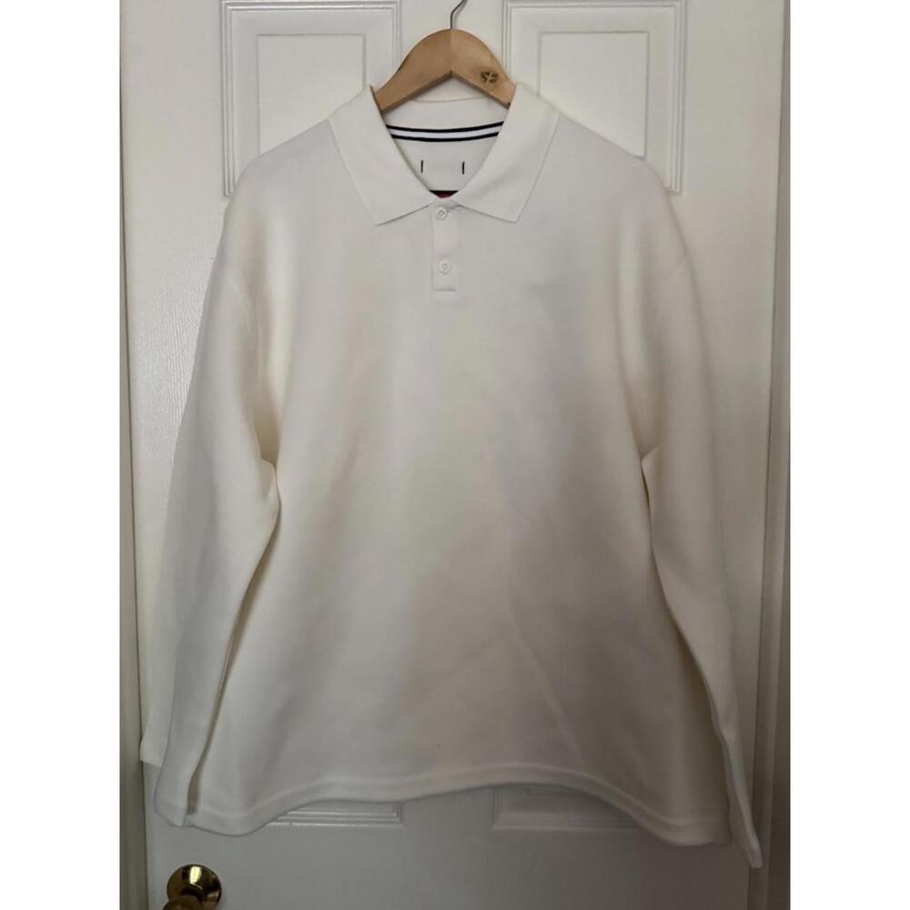 Nike Men’s Small Tech Fleece Reimagined Polo Shirt Sail FN3401-133 NEW